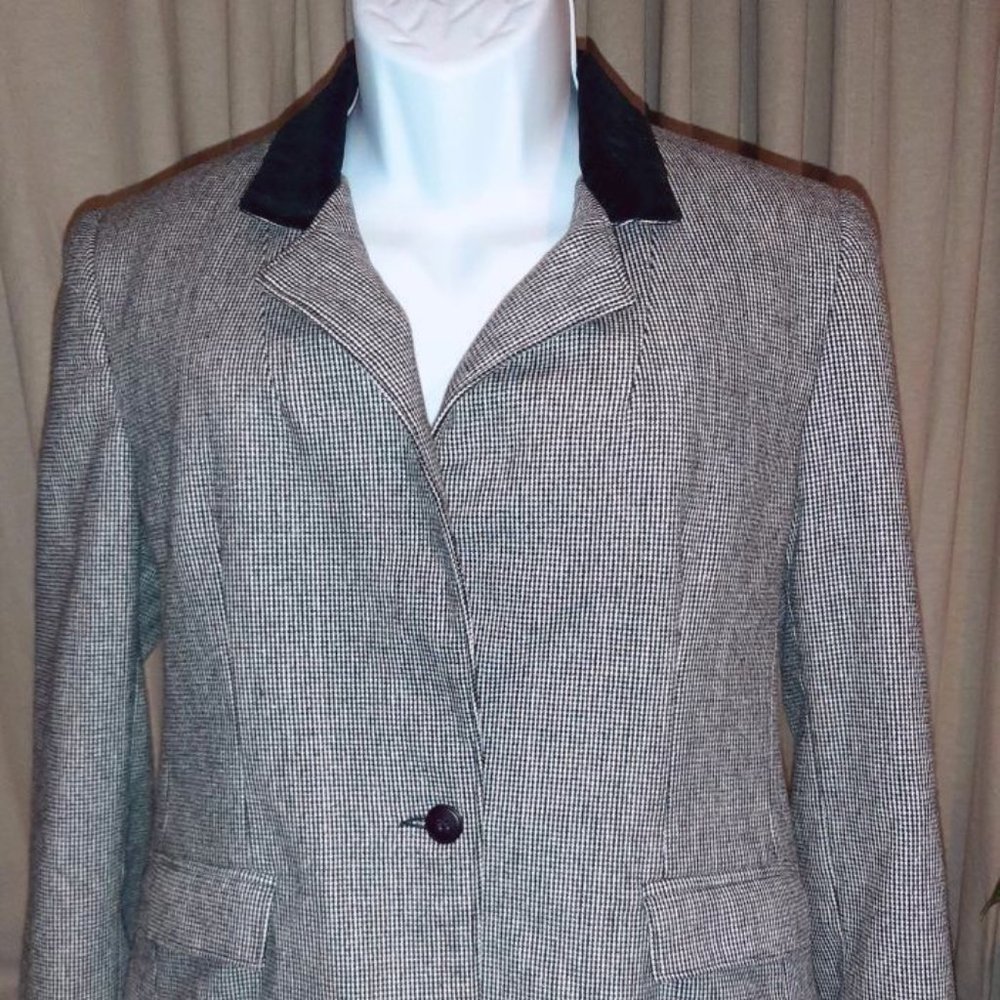 Ladies tweed Blazer Jacket, Union Made, by rrrrruss, MED.
